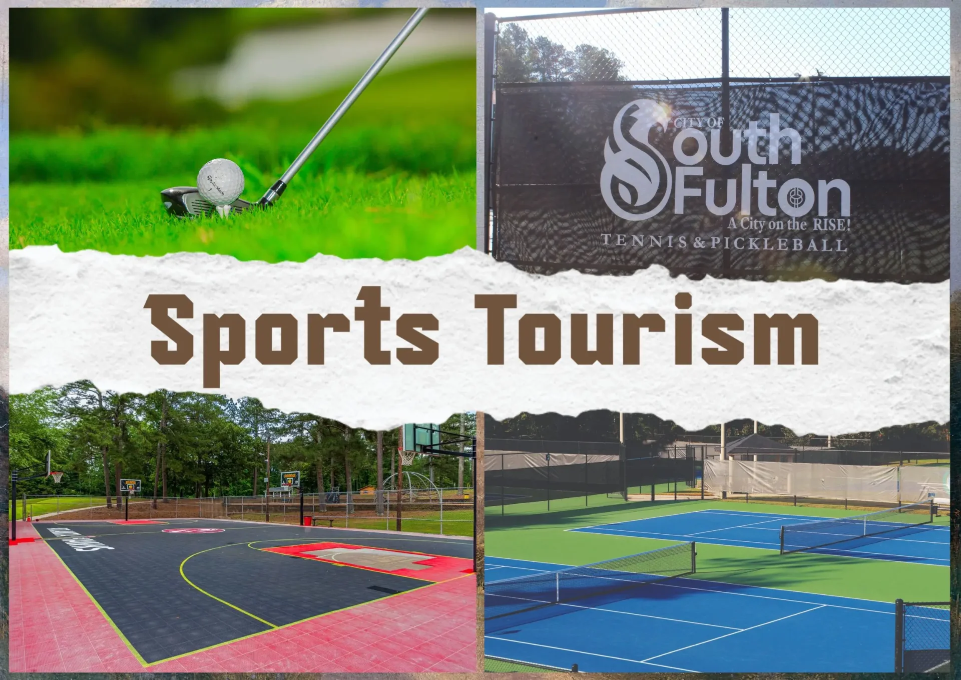 Sports Tourism Collage